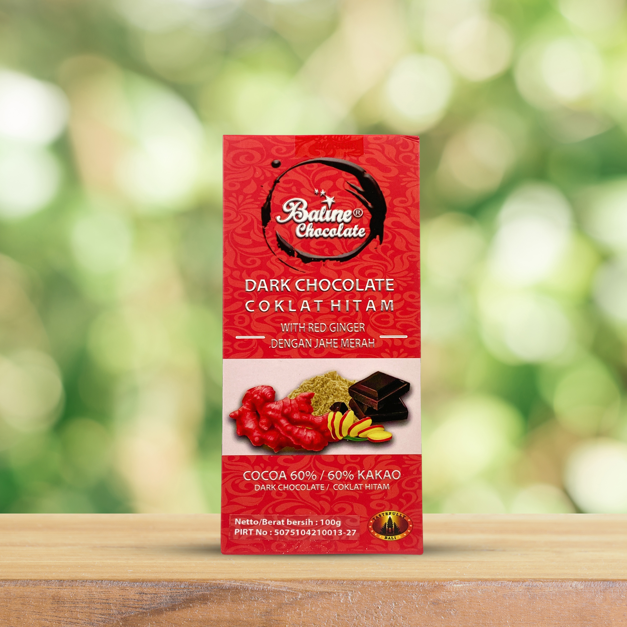 Dark Red Ginger 100GR Pioner Coklat Artisan Bali