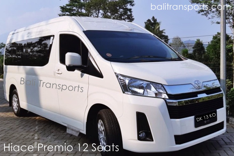 Toyota Hiace Premio 12 seats Rental and Hire Bali Bali Transports