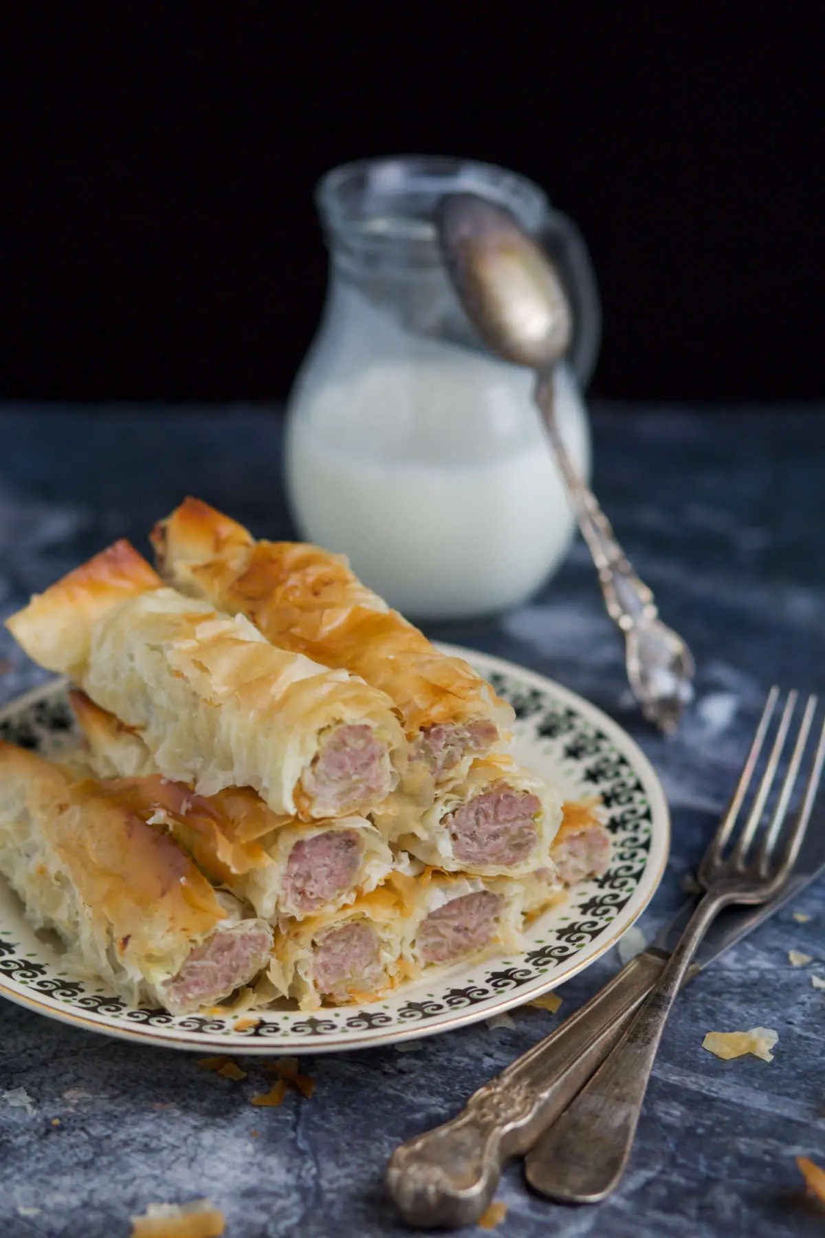 Ground beef and potato pie (slagani sareni burek) (2023)