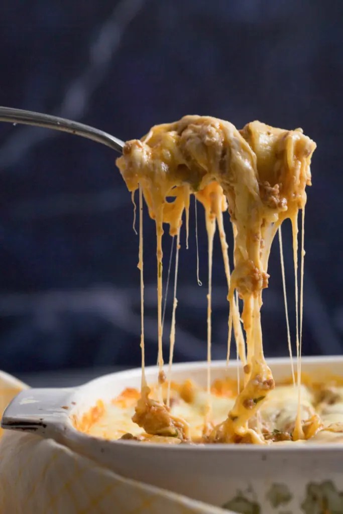 NoBoil Lasagna Bechamel with Mushroom Bolognese Balkan Lunch Box