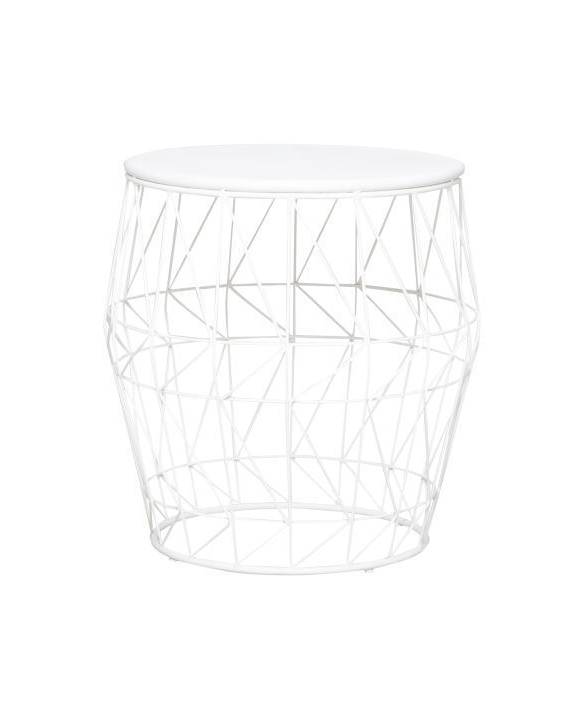 White Wire Coffee Table Ballarat Event Hire