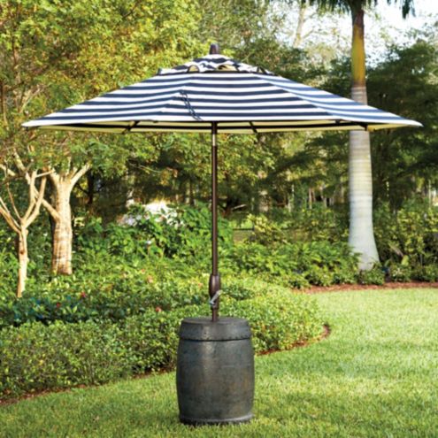 Garden Seat Umbrella Stand | Ballard Designs
