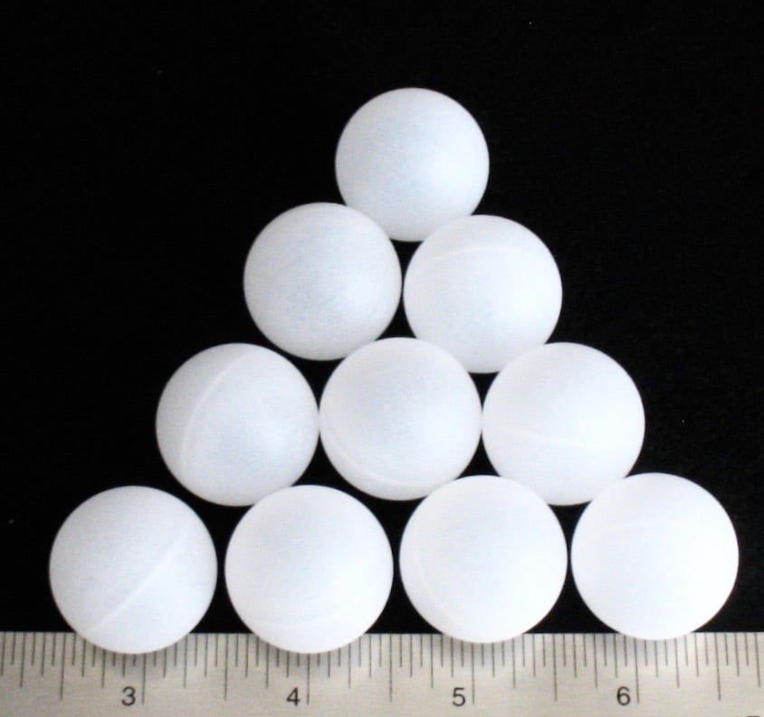 Buy a 1 Inch Hollow Polypropylene Ball Made In USA Ball Baron