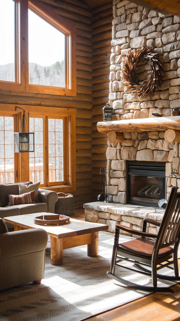 30 Cozy Rustic Living Room Designs Ballen Blogger