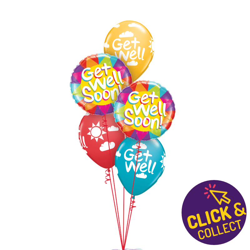 Get Well Soon Classic Bouquet Balloonatic We are more than just