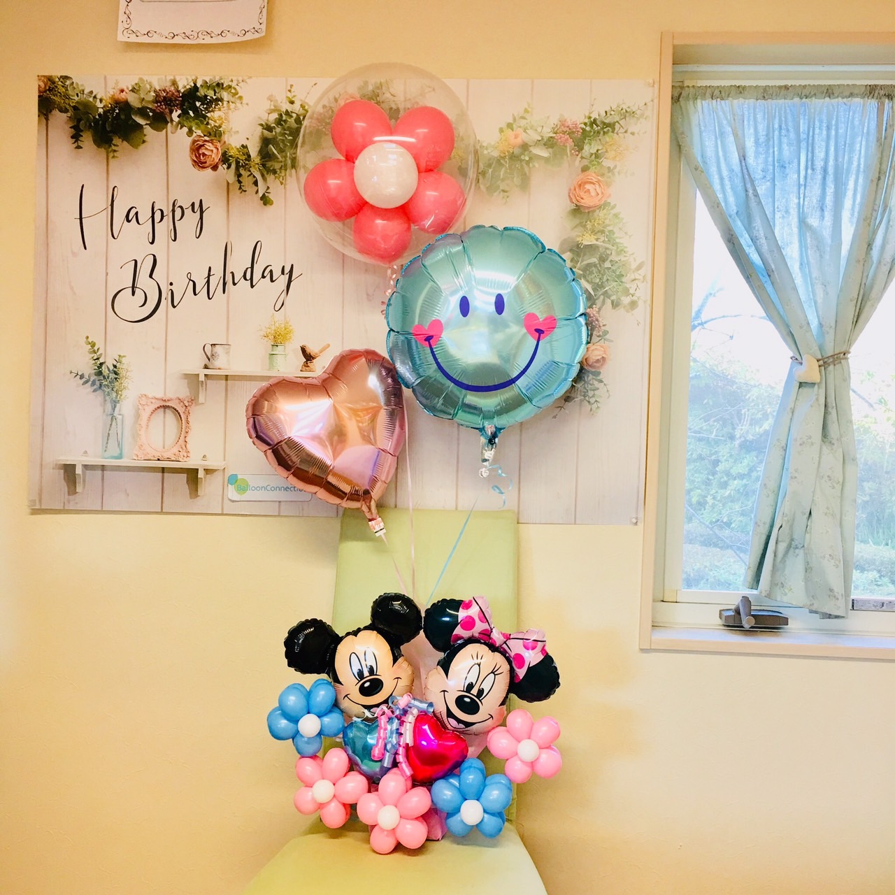 バルーン電報 結婚式 ディズニー/電報 結婚式 ディズニーミッキーミニー バルーンコネクション