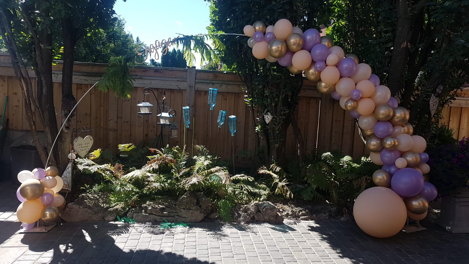 Outdoor Party Decor in Boca Raton Balloon Decor Service
