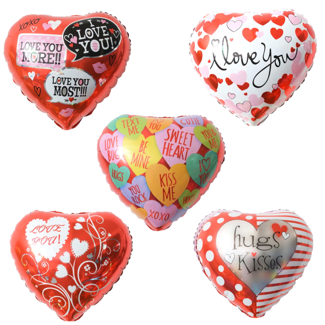Red Heart Balloons Balloon Party Singapore