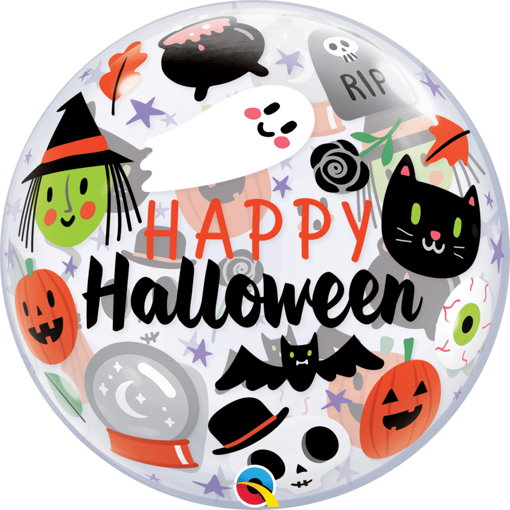 23277 22" Everything Happy Halloween Bubble Balloons N' More