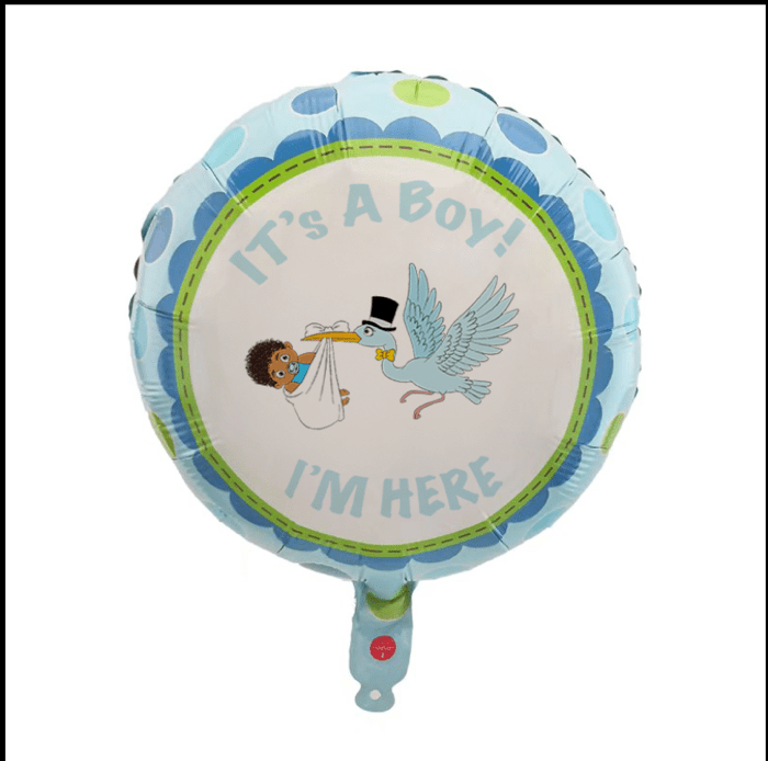 87221 18" It's A Boy I'm Here PACKAGED Balloons N' More