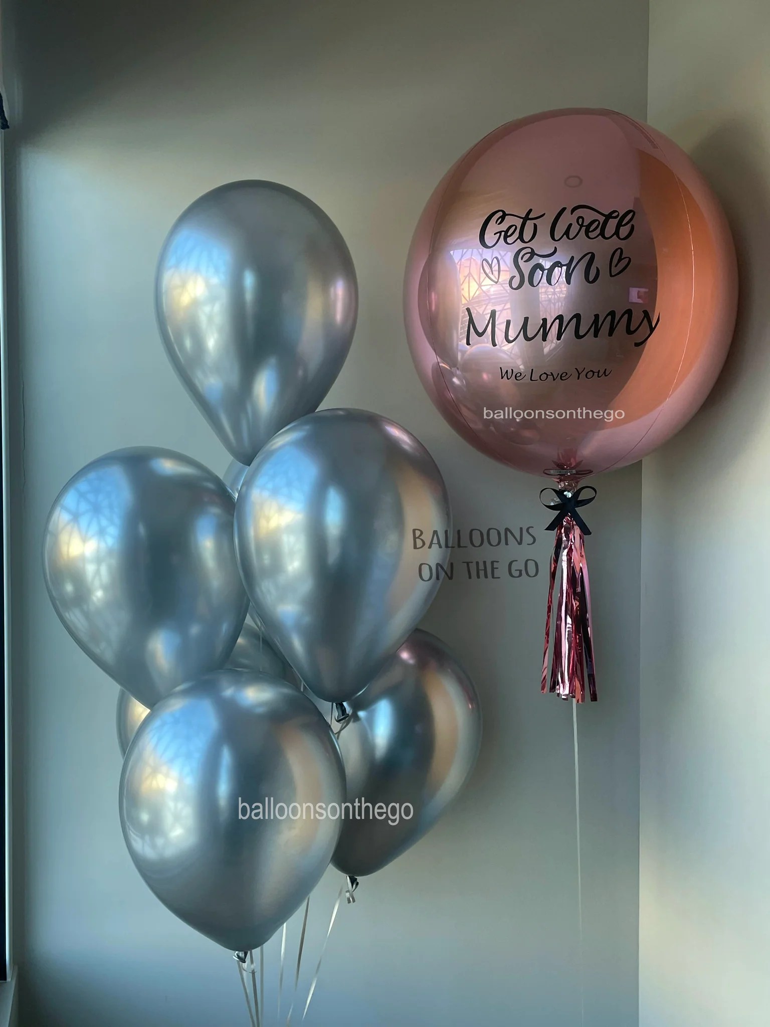 Get Well Soon Balloon Bouquet! Balloons On The Go