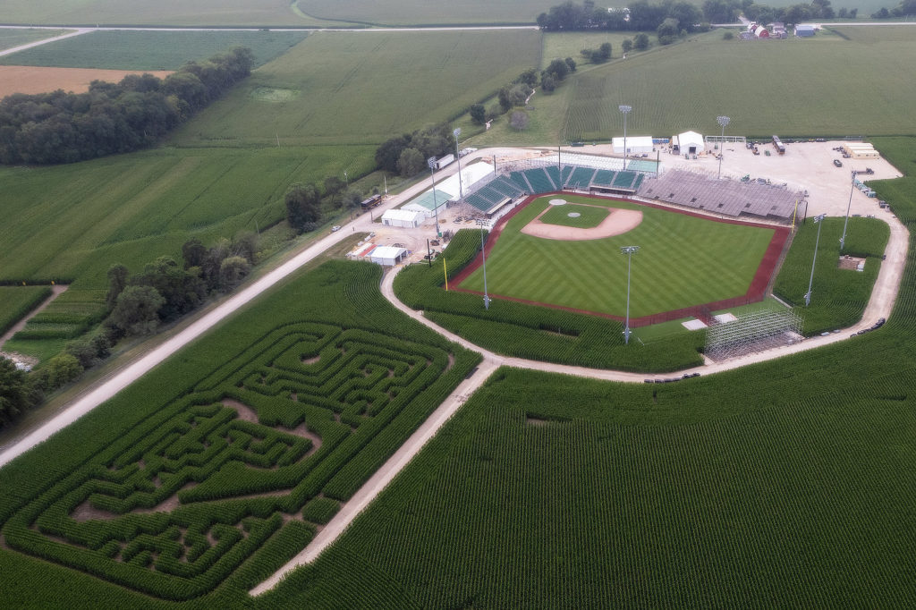 Field of Dreams ballpark takes shape in Iowa Ballpark Digest