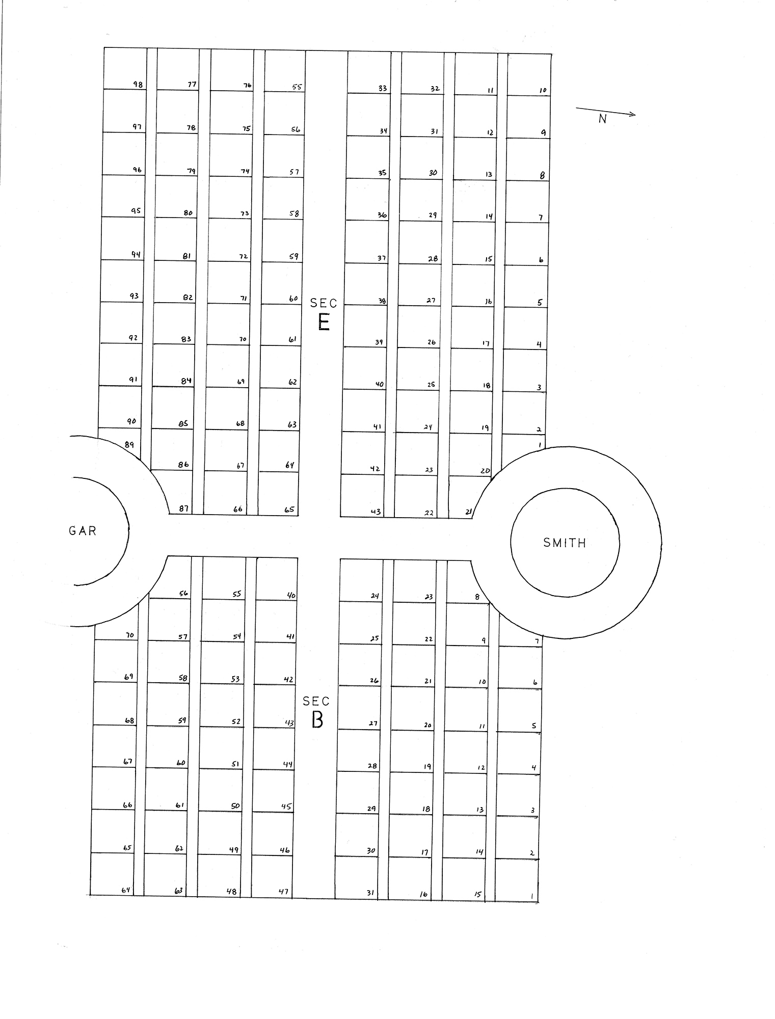 Map Ballston Spa Cemetery Association