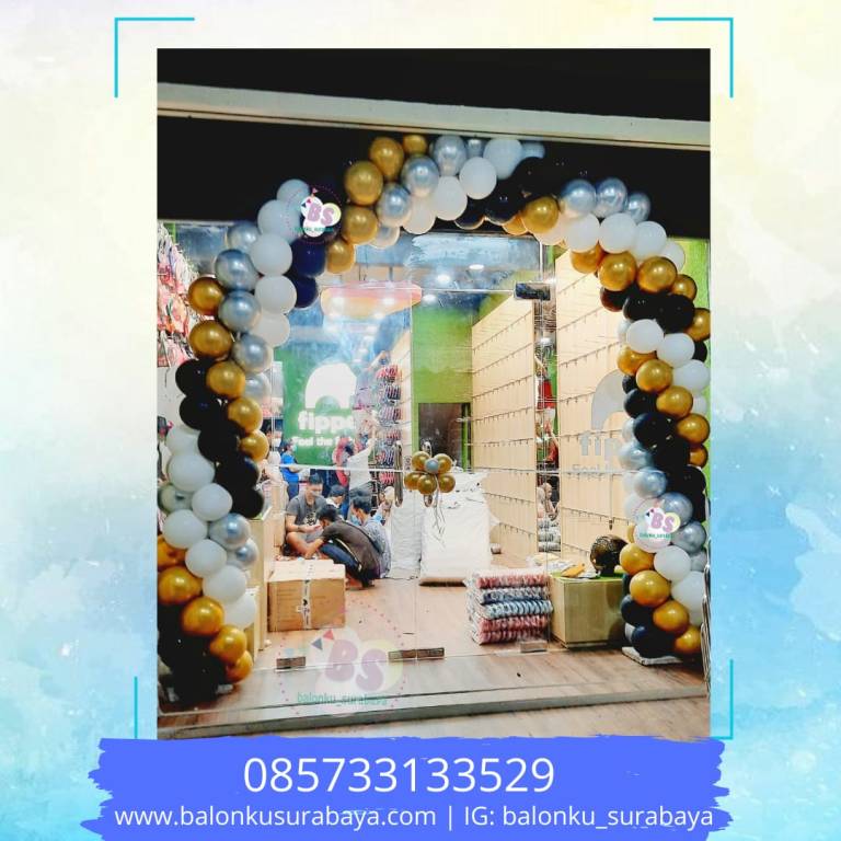 Dekorasi balon Grand Opening Balonku Surabaya