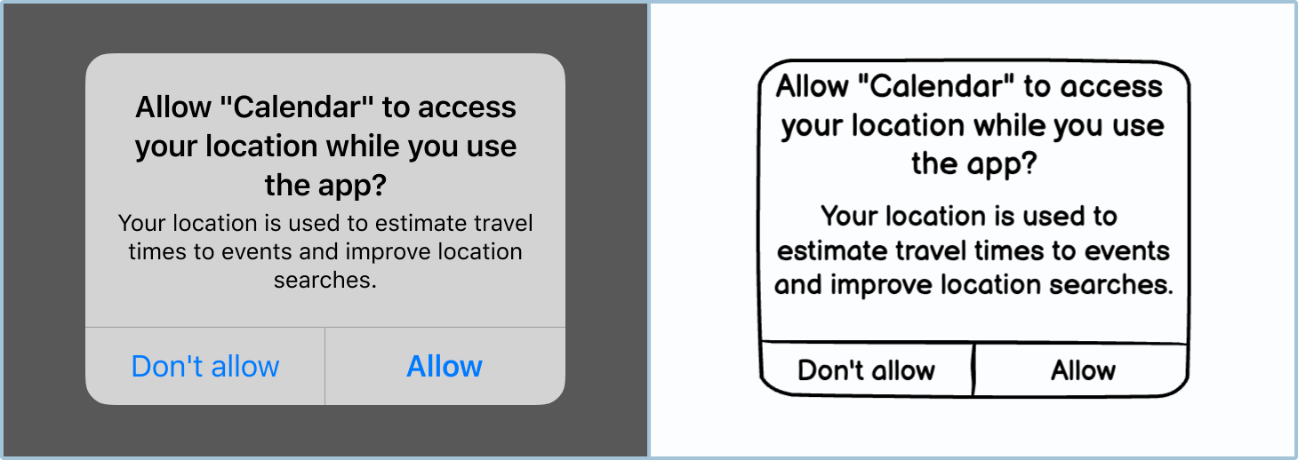 Alert Dialog Guidelines Wireframing Academy Balsamiq