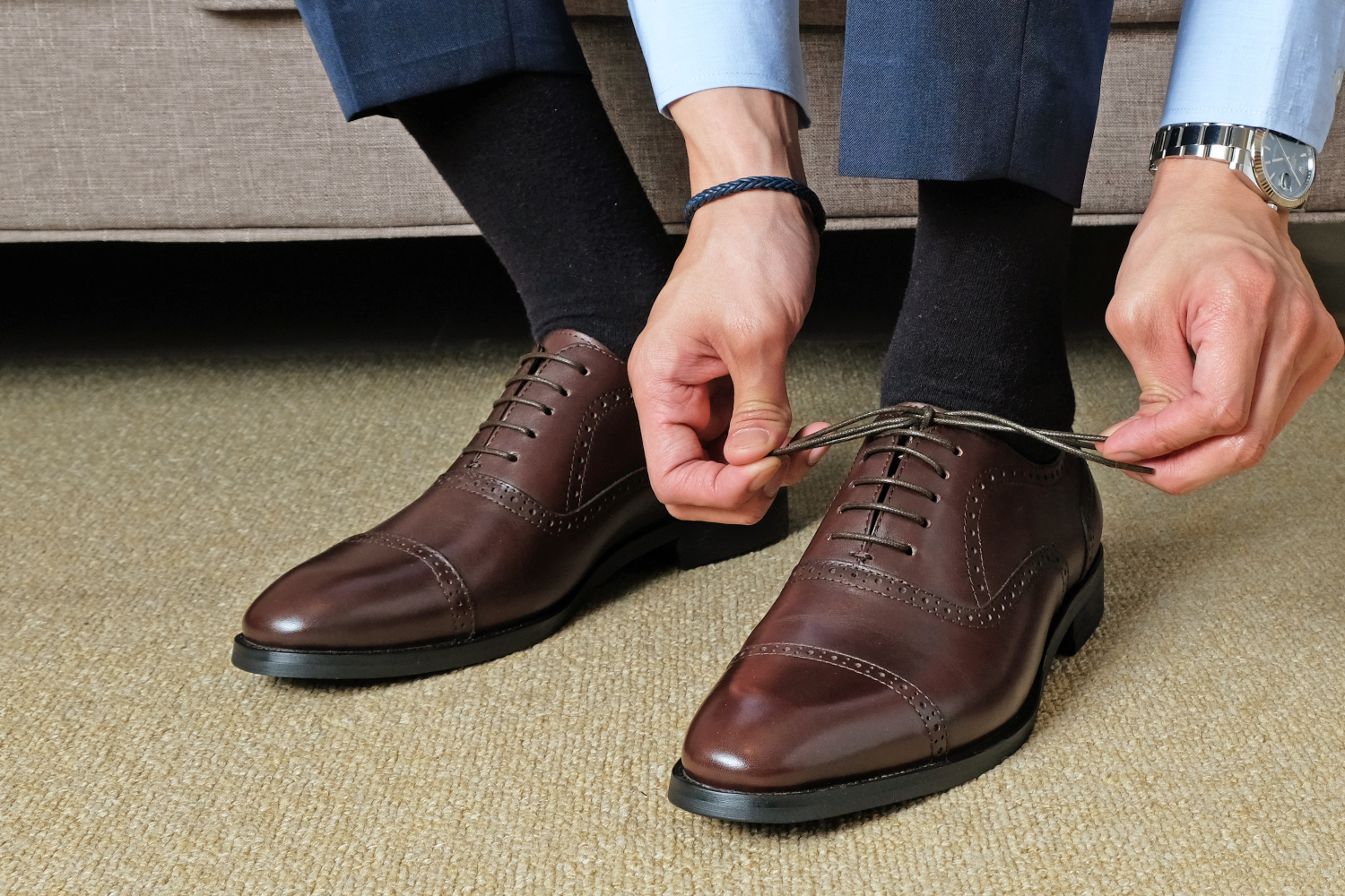 Breaking in Leather Shoes Blog Post Balthazar Shoes