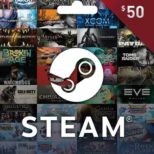 Buy Steam gift card 50 USD Steam USA