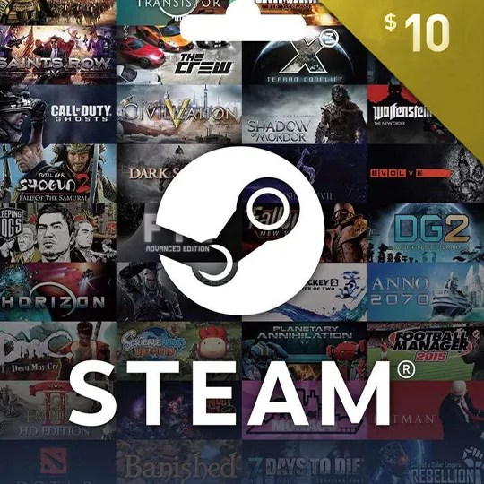 Buy Steam gift card 10 USD Steam USA