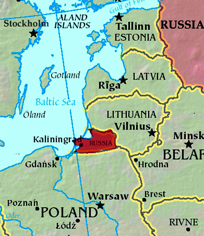 Kaliningrad’s problematic exclave status «