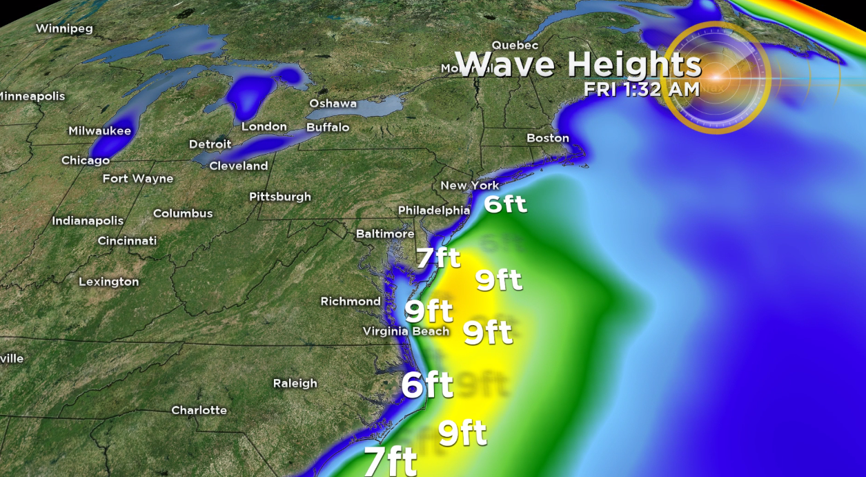 Maryland Weather Tropical Storm Warning Issued For Parts Of Eastern