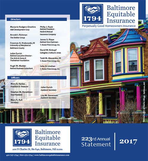 Baltimore Equitable Insurance Perpetually Good Homeowners