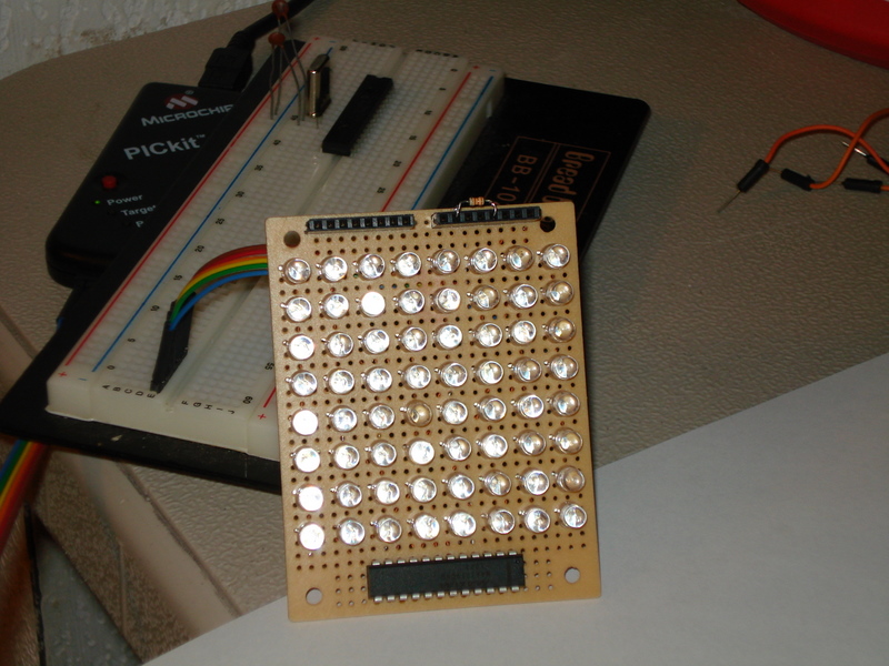 DIY 8x8 LED Array - Baltimore Hackerspace