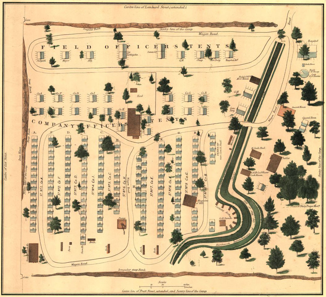 Patterson Park Baltimore Map History of Hampstead Hill and Patterson Park Baltimore Heritage