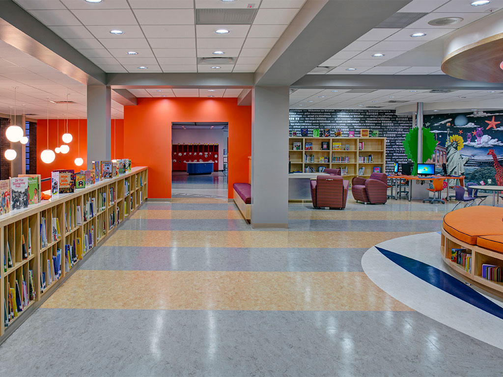 Moravia Park Elementary School Baltimore Library Project