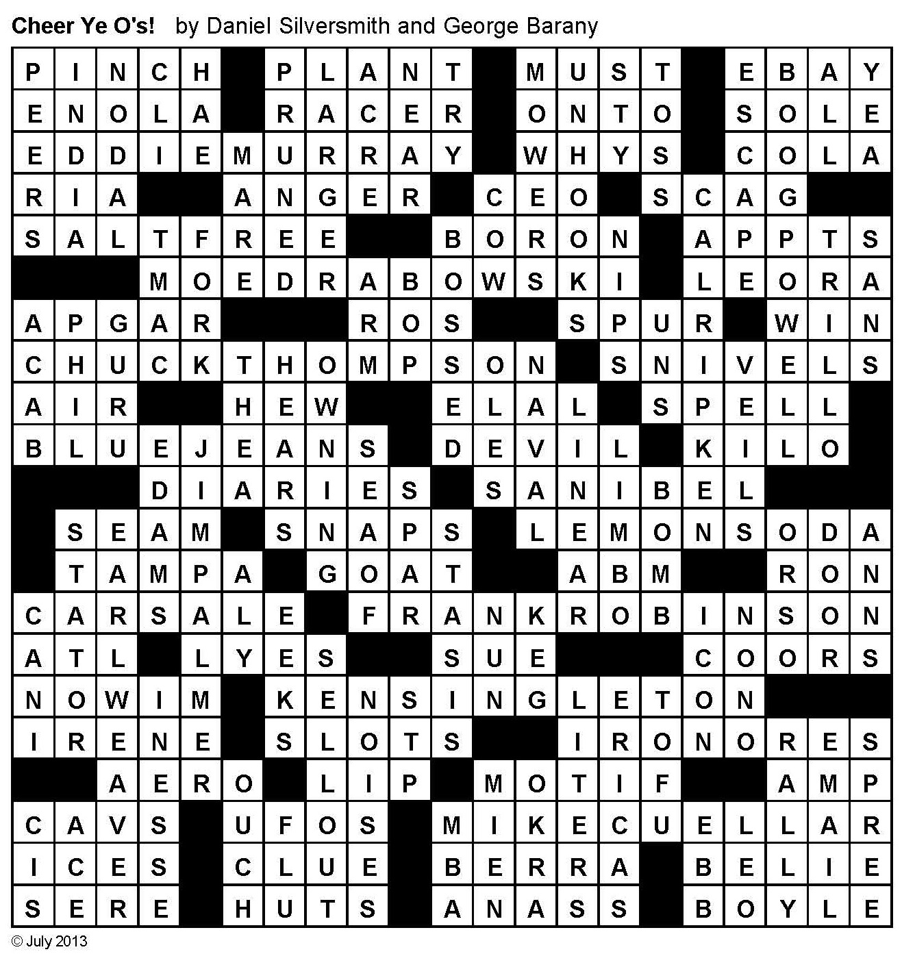 puzzle_solution Baltimore PostExaminerBaltimore PostExaminer