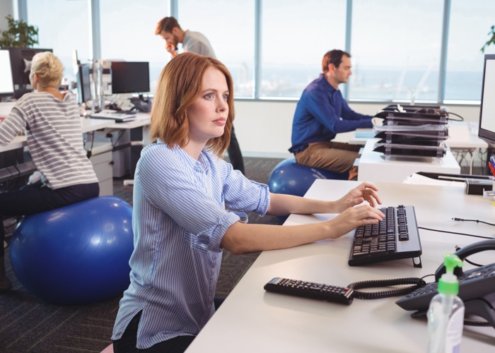 Why sit on a stability ball at work? BAMmetrics