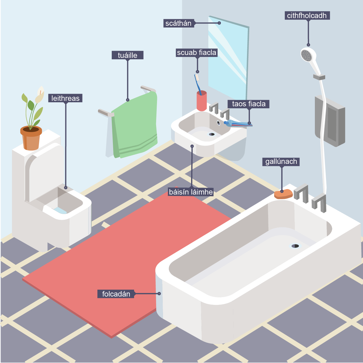Speaking describing your kitchen and bathroom My house GCSE Irish