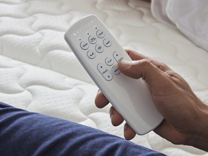 Split Queen Luxury Adjustable Massage Bed Perfect Fit by Bambillo