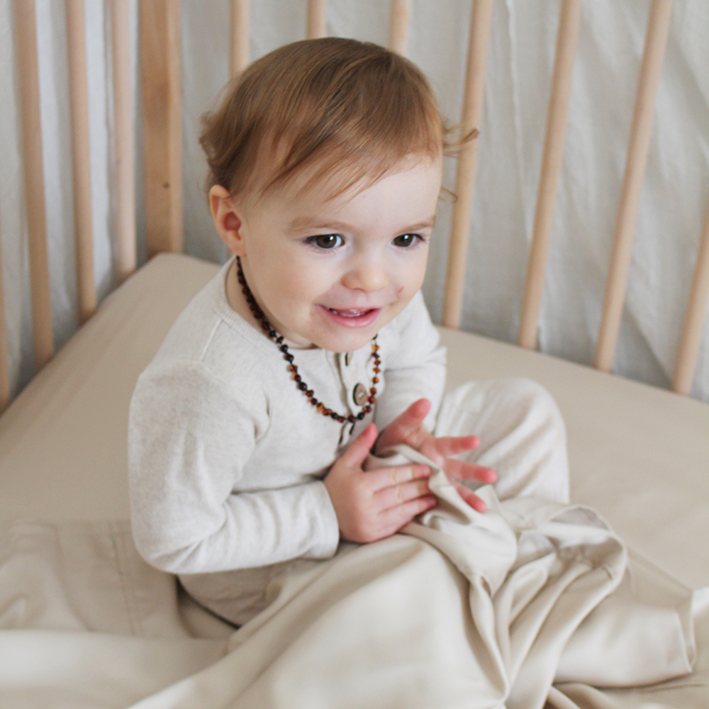 Soft 100 Bamboo Baby Cot Sheets (Natural), Designed in Australia