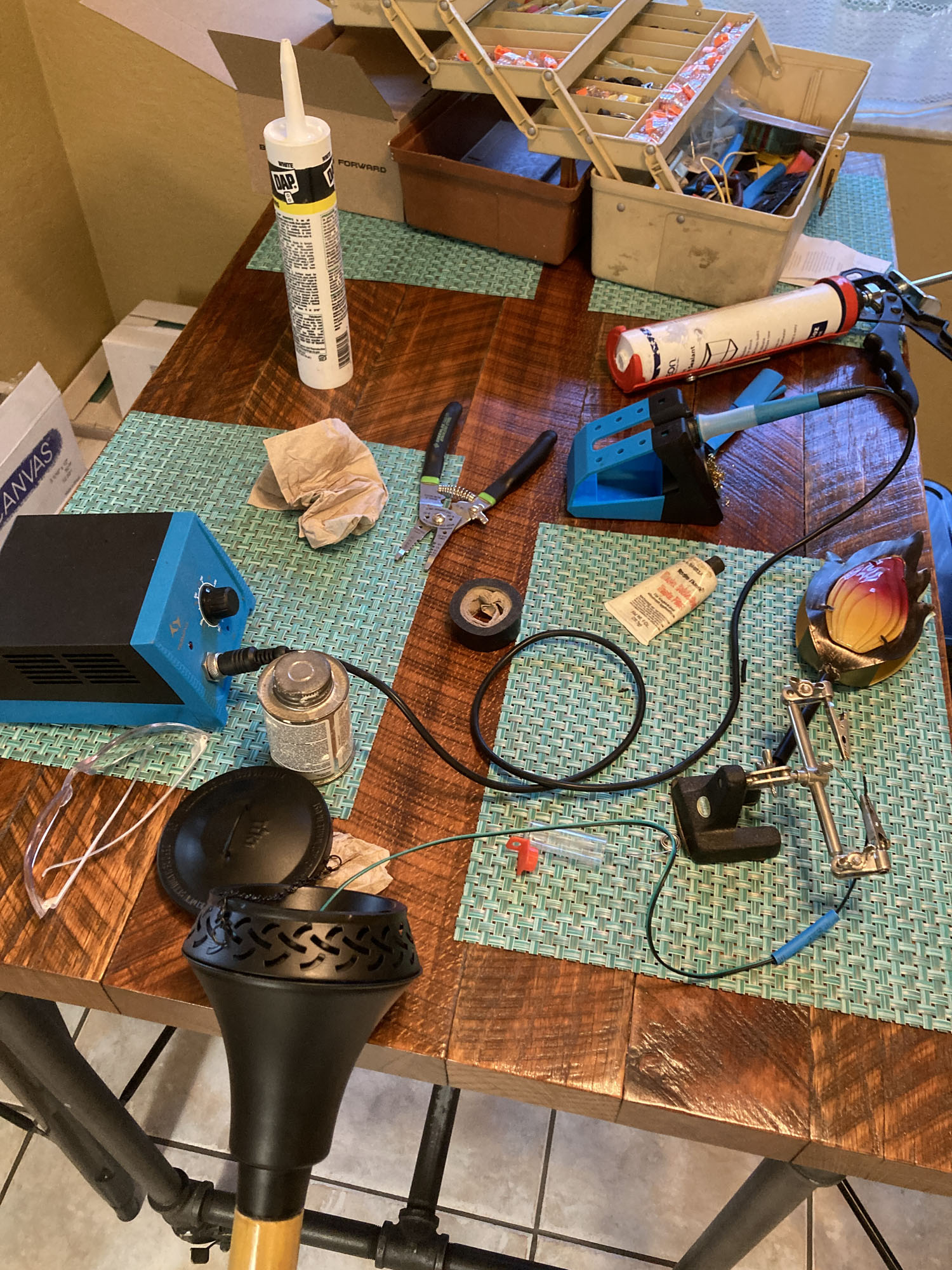 Tiki mailbox Bamboo Bureau LLC