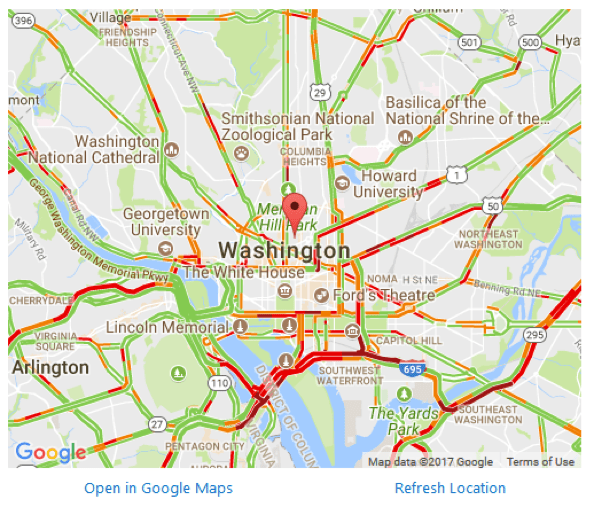 Dc Traffic Map Google World Of Light Map
