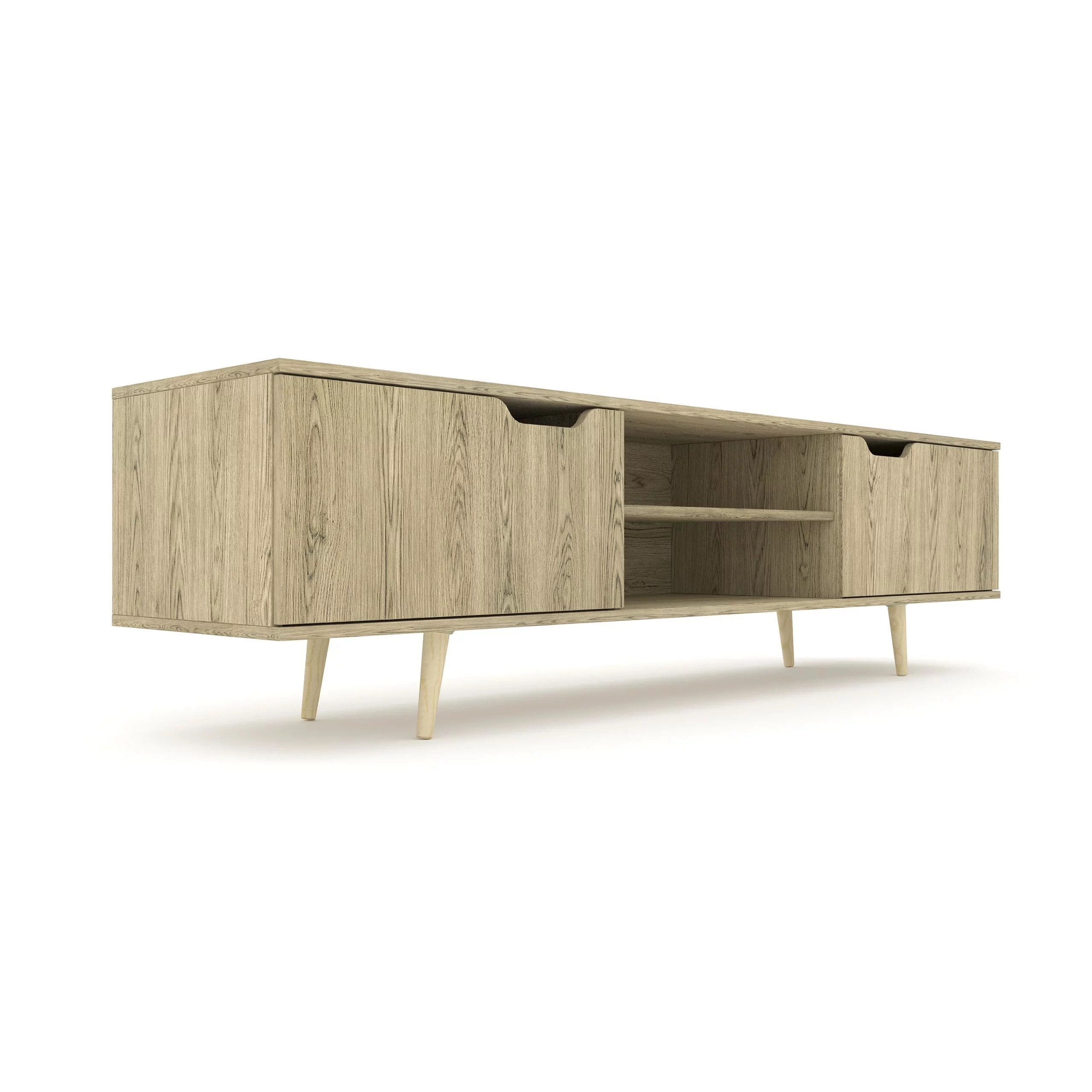 Scandinavian TV Stand BAM! Flatpack Simplicity