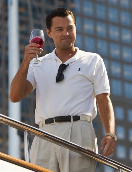 The Wolf of Wall Street White Polo for Yachting » BAMF Style
