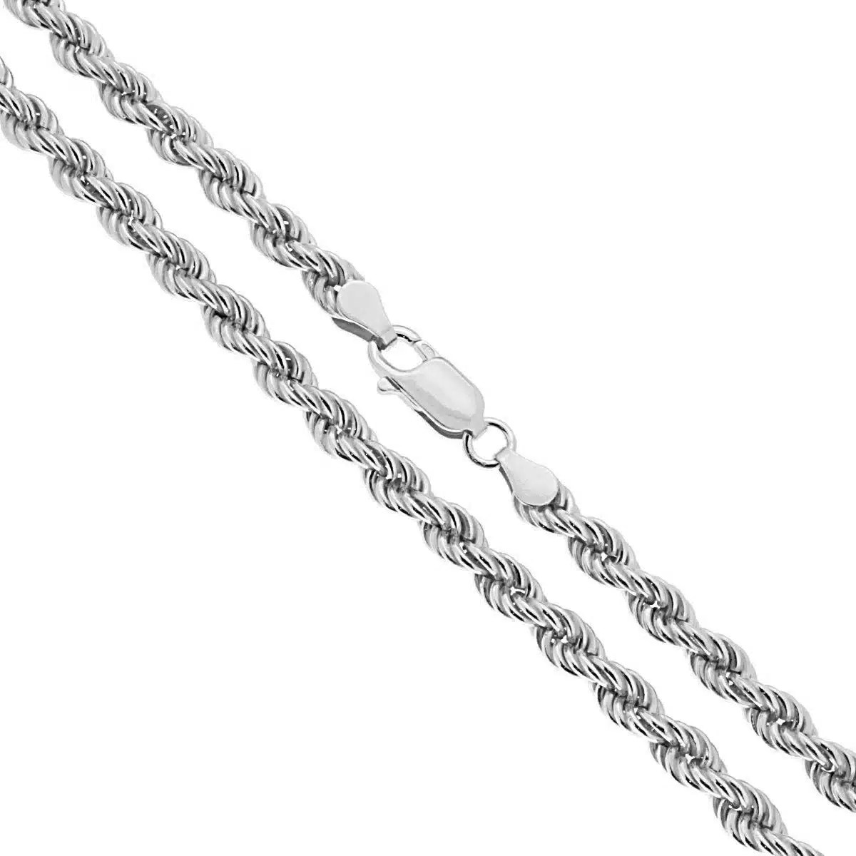Sterling Silver 5.5mm Rope Chain Bamina Jewelry