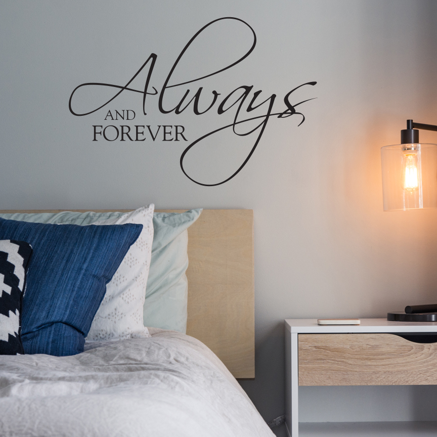 Always and Forever Wall Decal BAMM Graphix