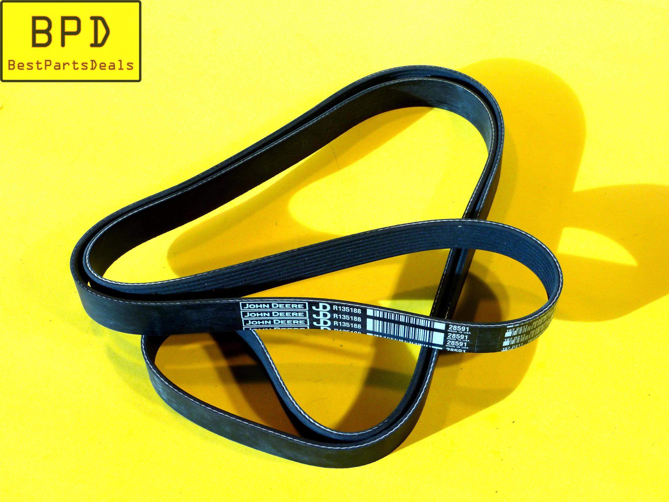 Genuine JOHN DEERE OEM Serpentine Poly Rib Belt R135188 eBay