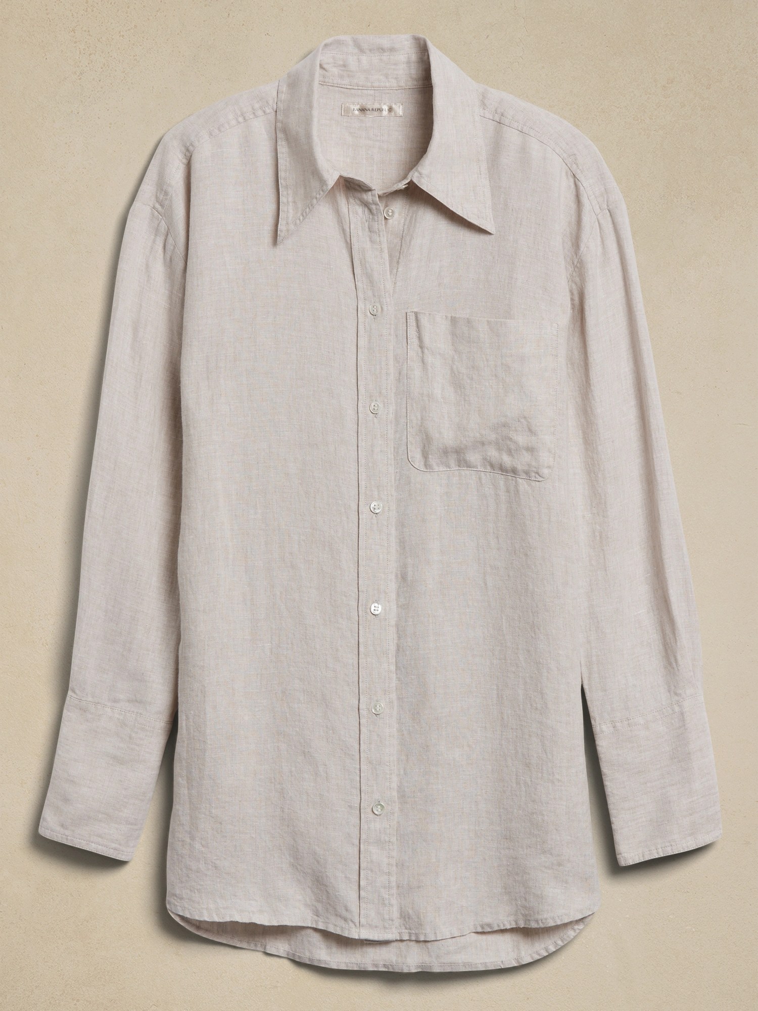 The Oversized Linen Shirt Banana Republic