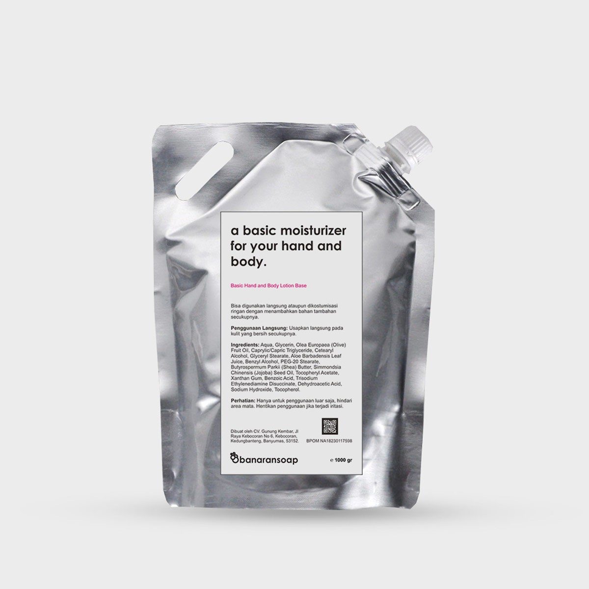 Basic Hand and Body Lotion Base Banaransoap