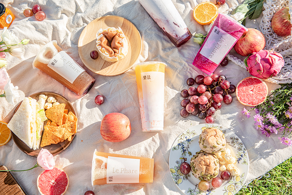 飲料店推薦:樂法Le Phare新品葡萄系列好喝的想回購，果汁、茶清爽鮮果系手搖飲