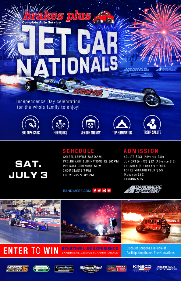 Previewing the Brakes Plus Jet Car Nationals Bandimere Speedway