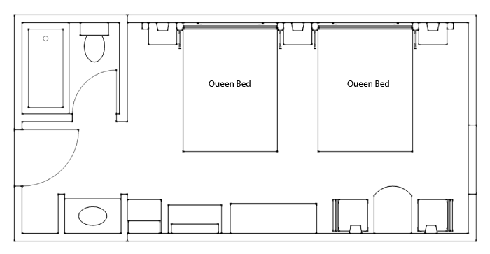 Standard Hotel Room at The Banff Ptarmigan Inn, Official Hotel Website