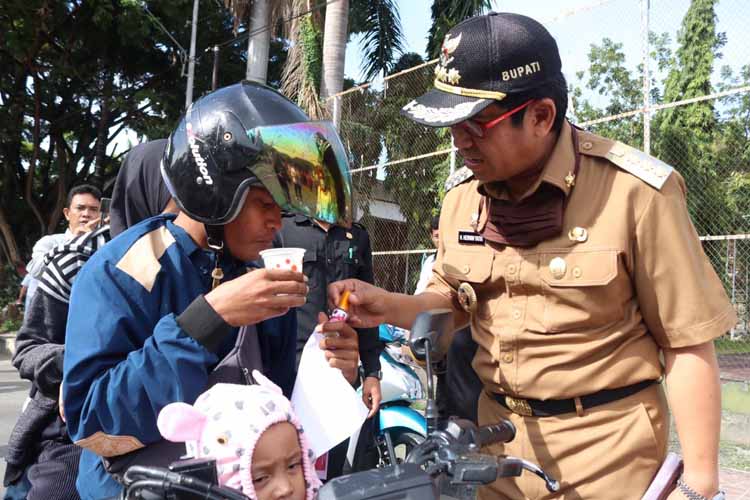 Turun Aksi Cegah Covid19, Herwin Yatim Sosialisasikan Perilaku Hidup