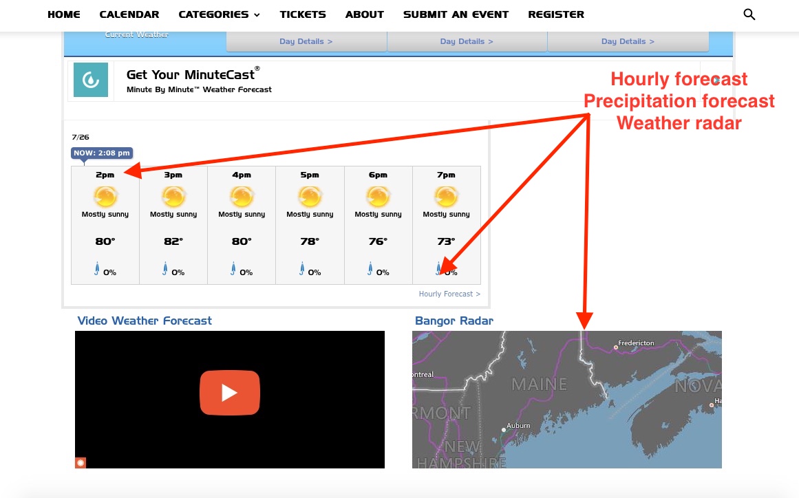 Bangor Buzz Weather is now powered by AccuWeather! Bangor Buzz