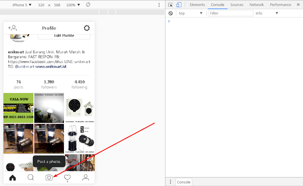 Cara Posting di Instagram Lewat Komputer Tanpa Aplikasi Apapun Bang Piyus
