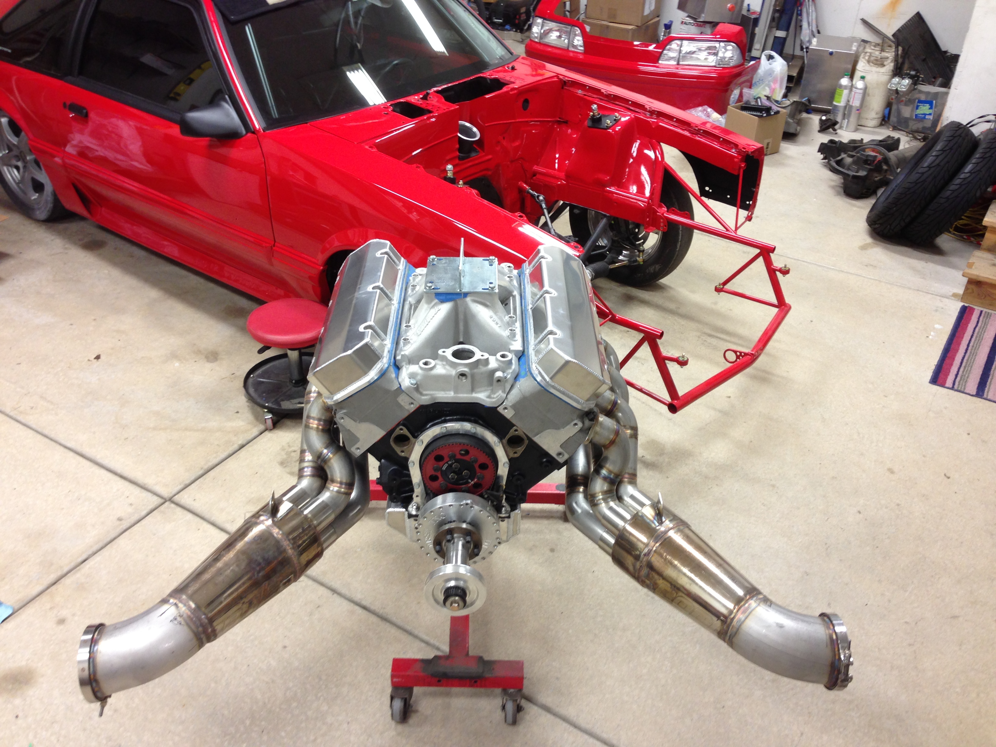 Chevy Powered Fox Mustang