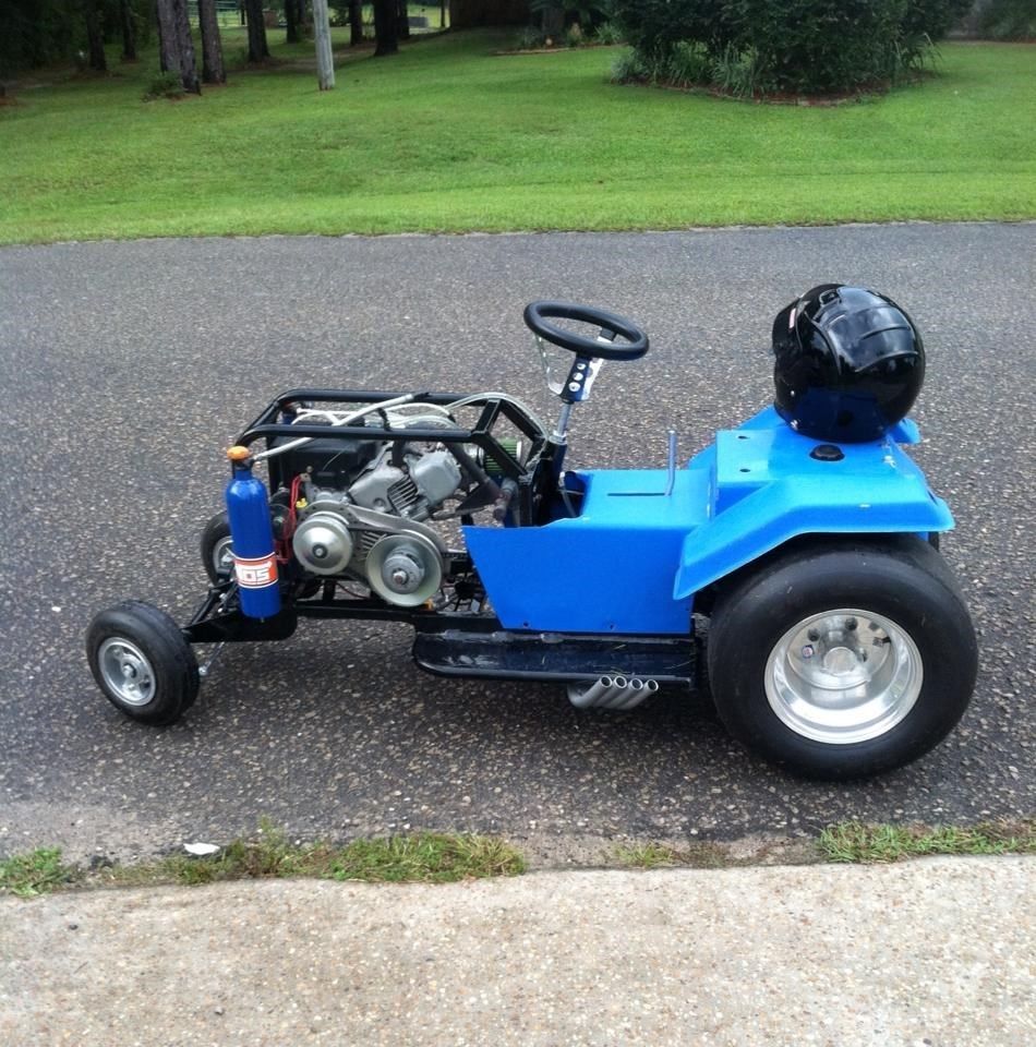Lawn Mower Drag Racing